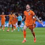 Wout Weghorst of Netherlands celebrate after his team won the UEFA EURO 2024 quarter-final game against Turkey at Olympiastadion in Berlin, Germany. 6 July 2024