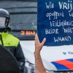 Stock photo of a riot police officer at a demonstration