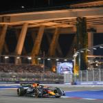 Red Bull driver Max Verstappen of the Netherlands steers his car during the Singapore Formula One Grand Prix at the Marina Bay Street Circuit, in Singapore, Sunday, Sept. 22, 2024.