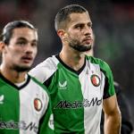September 28, 2024, Nijmegen, North Rhine-Westphalia, Netherlands: Feyenoord player David Hancko, during the match NEC - Feyenoord at the Stadium de Goffert for the Dutch eredivisie season 2024-2025 in NIJMEGEN, Netherlands on 28 september 2024