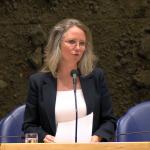 Health Minister Fleur Agema (PVV) arguing that the Netherlands should stockpile Mpox vaccines instead of sharing them with African nations to stop an outbreak, as the World Health Organization recommended. 11 September 2024