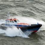 Image of a Coast Guard boat on the sea.