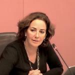 Amsterdam Mayor Femke Halsema presiding over a City Council meeting on 9 October 2024.