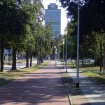 Radboud University Nijmegen seen from Heyendaalseweg