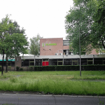 School building of the Etty Hillesum Lyceum location De Marke North in Deventer, 6 June 2019