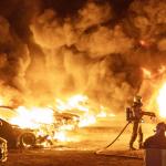 A large fire destroyed around 50 cars in a Rijsenhout parking lot used by Schiphol travelers, 11 November 2024