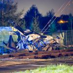 Two people were killed when a train crashed into their car during a police chase on on Burgemeester van Erpstraat in Berghem, 26 November 2024