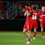 Ricky van Wolfswinkel of FC Twente after the UEFA Europa League match between FC Twente and Royale Union Saint Gilloise at Stadion De Grolsch Veste on November 28, 2024 in Enschede, Netherlands.
