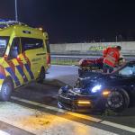 A Porsche 911 Carrera 4 GTS crashed on the A9 near Schiphol, 29 November 2024