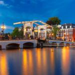 Magere Brug, the skinny bridge, Amsterdam, Netherlands