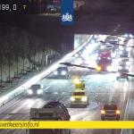 Snow caused problems on various highways in Groningen, 21 November 2024