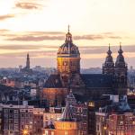 Amsterdam's historic city center.