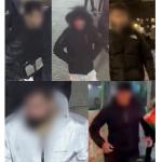 Police released blurred photos of five suspects wanted for public violence after a Ajax-Maccabi Tel Aviv match in Amsterdam on 7 and 8 November 2024