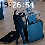 Man wanted for stealing the Paardenkracht statue by the Belgian sculptor Jan Desmarets from the Kurhaus hotel in Scheveningen, 10 April 2024