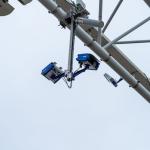 Cameras installed on the A24 to read license plates for a new tollroad. March 2024