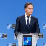 NATO Secretary General Mark Rutte giving a press conferece ahead of a meeting with Minsiters of Foreign Affairs in Brussels, 3 December 2024