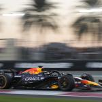 Red Bull driver Max Verstappen of the Netherlands in action during the Formula One Abu Dhabi Grand Prix at the Yas Marina Circuit in Abu Dhabi, UAE, Sunday, Dec. 8, 2024.