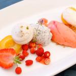 Fine dining dessert