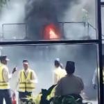 A massive fire raged outside the embassies of the Netherlands and Belgium in Kinshasa amid rioting in the capital of the Democratic Republic of the Congo. 28 January 2025