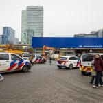 Police at Amsterdam Zuid station where they evacuated a train due to a report of an armed person on board, a police spokesperson told the media. 22 January 2025