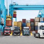 Trucks screened during an inspection at the Rotterdam Port, which uncovered 33 sea containers filled with undeclared lead-acid batteries set for disposalTrucks screened during an inspection at the Rotterdam Port, which uncovered 33 sea containers filled with undeclared lead-acid batteries set for disposal