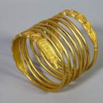 One of three golden bracelets stolen from the Drents Museum in Assen on 25 January 2025