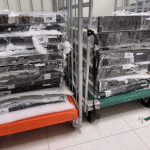 Servers of Russian hosting provider ZServers that were taken down by Amsterdam police on February 12,2025.