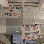 Banners demand action as hospital strike looms – March 20, 2025.
