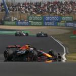 Red Bull driver Max Verstappen of the Netherlands steers his car during the Chinese Formula One Grand Prix race at the Shanghai International Circuit, Shanghai, Sunday, March 23, 2025.