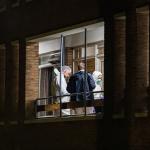 Forensic investigators at a home on Lisztlaan in Rotterdam where a baby died on 27 March 2025