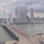 Clouds over Rotterdam and the Erasmusbridge, 13 March 2025