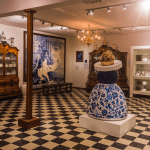 Pottery masterpieces: Handmade and -painted porcelain at the Royal Delft pottery manufacture museum. 18 January 2020