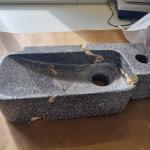 Sink made out of four kilos of MDMA found by police officers in Zwijndrecht on Thursday, March 13 2025.