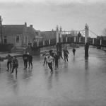 Elfstedentocht skaters on 3 February 1954