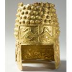 A golden helmet stolen from the Drents Museum in Assen, 25 January 2025