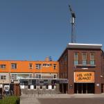 Outside of the Kras Stadion, FC Volendam's stadium.