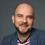 British comedian Simon Lukacs in 2025