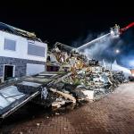 A fire destroyed at least four homes in a six-home block om Begoniastraat in Didam, Gelderland. 13 May 2025
