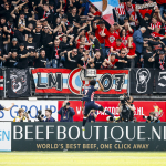 Malik Tillman of PSV Eindhoven celebrates the 1-3 during the Dutch Eredivisie match between Sparta Rotterdam and PSV at Sparta Stadion Het Kasteel on May 18, 2025 in Rotterdam, Netherlands