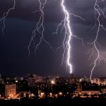 A thunderstorm.