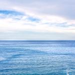 View of the water off the Sicilian coast.
