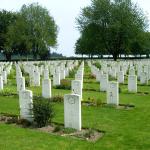 The Canadian war cemetery in Groesbeek, Gelderland.