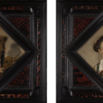 The portraits Violin-Playing Boy and Singing Girl, painted by Frans Hals around 1628