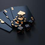 Gambler puts it on the line: Four aces, three dice, and two casino chips