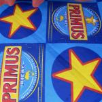 The branding for Heineken-owned Congolese beer Primus. 2009
