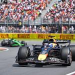 Jun 15, 2025; Montreal, Quebec, Canada; Red Bull Racing driver Max Verstappen (1) during the F1 Canadian Grand Prix at Circuit Gilles-Villeneuve. 