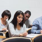 Adults in class.