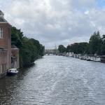 Some blue sky peeking through the clouds in Amsterdam, 23 June 2025