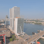 A cloudless and sunny day in Rotterdam, 13 June 2025