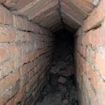 Brick sewer from 1481 found 2.5 meters below street level in Zutphen city center, 22 June 2025